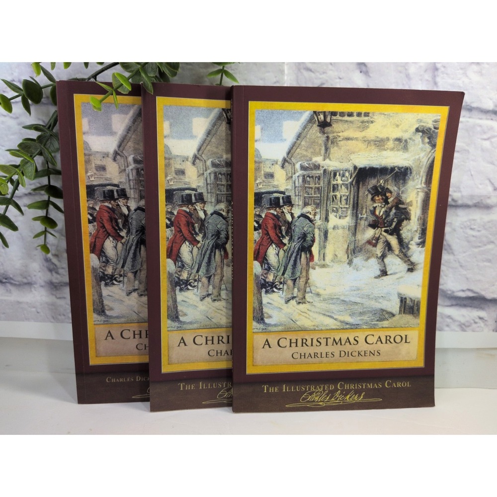 LOT 3!🌲A Christmas Carol Illustrated Classic Charles Dickens Co-Op Homeschool